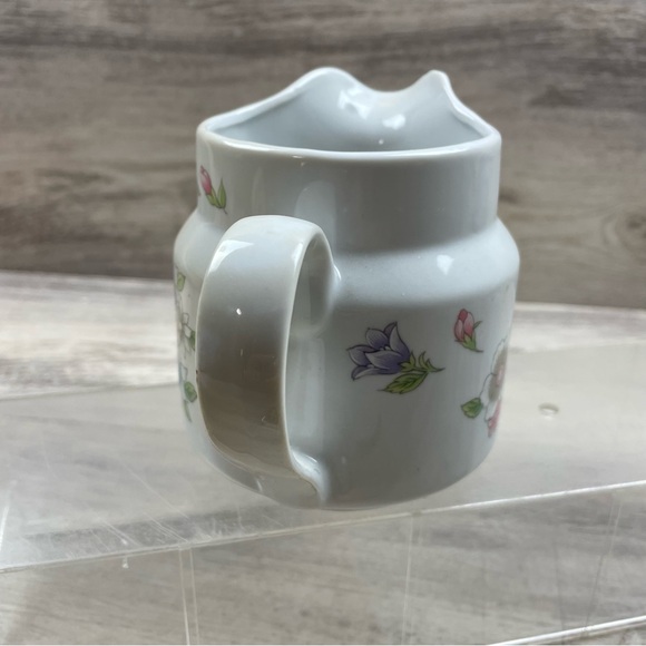 FTDA Japan Floral Pitcher "Especially for You!" 1989 Vintage Small White Pitcher - Picture 4 of 7